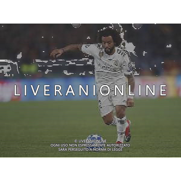UEFA Champions League gruppo G - Roma vs Real Madrid 27/11/2018 nella foto: Marcelo Vieira da Silva (defender of Real Madrid) ©Claudio Zamagni/Agenzia Aldo Liverani Marcelo Vieira da Silva (defender of Real Madrid) during UEFA Champions League - group G soccer match between A.S.ROME and REAL MADRID at Rome olympic Stadium on November 27 2018 photo credit by Claudio Zamagni/Aldo Liverani Photo Agency
