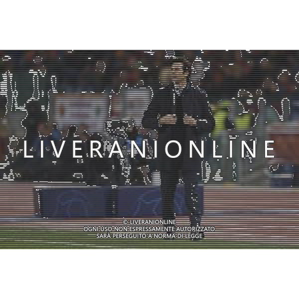 UEFA Champions League gruppo G - Roma vs Real Madrid 27/11/2018 nella foto: coach Santiago Solari (Real Madrid) ©Claudio Zamagni/Agenzia Aldo Liverani coach Santiago Solari (Real Madrid) during UEFA Champions League - group G soccer match between A.S.ROME and REAL MADRID at Rome olympic Stadium on November 27 2018 photo credit by Claudio Zamagni/Aldo Liverani Photo Agency
