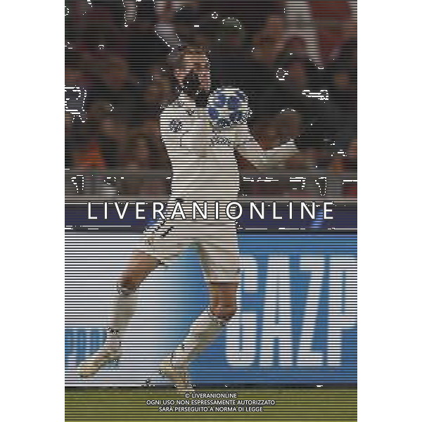UEFA Champions League gruppo G - Roma vs Real Madrid 27/11/2018 nella foto: Gareth Bale (Forward of Real Madrid) ©Claudio Zamagni/Agenzia Aldo Liverani Keylor Navas (goalkeeper of real madrid) during UEFA Champions League - group G soccer match between A.S.ROME and REAL MADRID at Rome olympic Stadium on November 27 2018 photo credit by Claudio Zamagni/Aldo Liverani Photo Agency