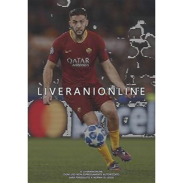 UEFA Champions League gruppo G - Roma vs Real Madrid 27/11/2018 nella foto: Manolas Kostas (a.s.roma) ©Claudio Zamagni/Agenzia Aldo Liverani Manolas Kostas (a.s.roma) during UEFA Champions League - group G soccer match between A.S.ROME and REAL MADRID at Rome olympic Stadium on November 27 2018 photo credit by Claudio Zamagni/Aldo Liverani Photo Agency