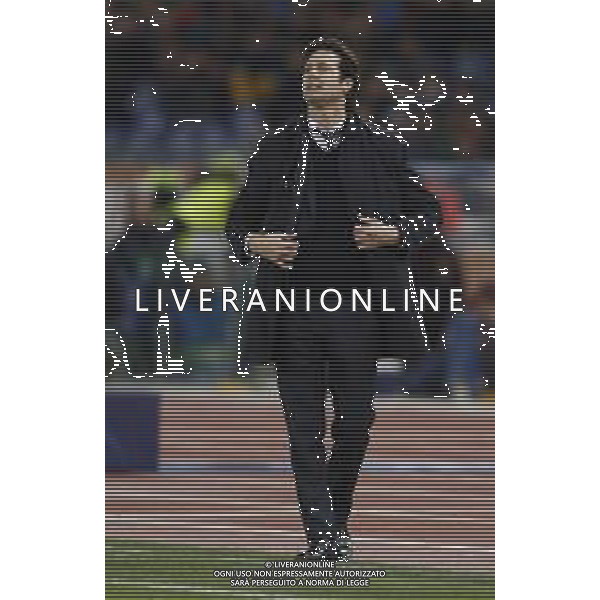 UEFA Champions League gruppo G - Roma vs Real Madrid 27/11/2018 nella foto: coach Santiago Solari (Real Madrid) ©Claudio Zamagni/Agenzia Aldo Liverani coach Santiago Solari (Real Madrid)during UEFA Champions League - group G soccer match between A.S.ROME and REAL MADRID at Rome olympic Stadium on November 27 2018 photo credit by Claudio Zamagni/Aldo Liverani Photo Agency