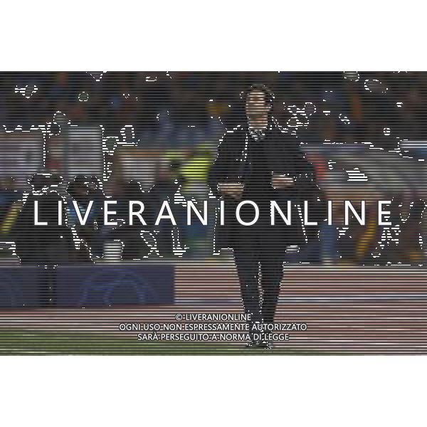 UEFA Champions League gruppo G - Roma vs Real Madrid 27/11/2018 nella foto: coach Santiago Solari (Real Madrid) ©Claudio Zamagni/Agenzia Aldo Liverani coach Santiago Solari (Real Madrid) during UEFA Champions League - group G soccer match between A.S.ROME and REAL MADRID at Rome olympic Stadium on November 27 2018 photo credit by Claudio Zamagni/Aldo Liverani Photo Agency