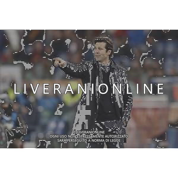 UEFA Champions League gruppo G - Roma vs Real Madrid 27/11/2018 nella foto: coach Santiago Solari (Real Madrid) ©Claudio Zamagni/Agenzia Aldo Liverani coach Santiago Solari (Real Madrid) during UEFA Champions League - group G soccer match between A.S.ROME and REAL MADRID at Rome olympic Stadium on November 27 2018 photo credit by Claudio Zamagni/Aldo Liverani Photo Agency