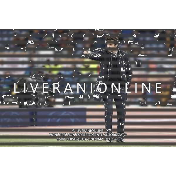 UEFA Champions League gruppo G - Roma vs Real Madrid 27/11/2018 nella foto: coach Santiago Solari (Real Madrid) ©Claudio Zamagni/Agenzia Aldo Liverani coach Santiago Solari (Real Madrid) during UEFA Champions League - group G soccer match between A.S.ROME and REAL MADRID at Rome olympic Stadium on November 27 2018 photo credit by Claudio Zamagni/Aldo Liverani Photo Agency