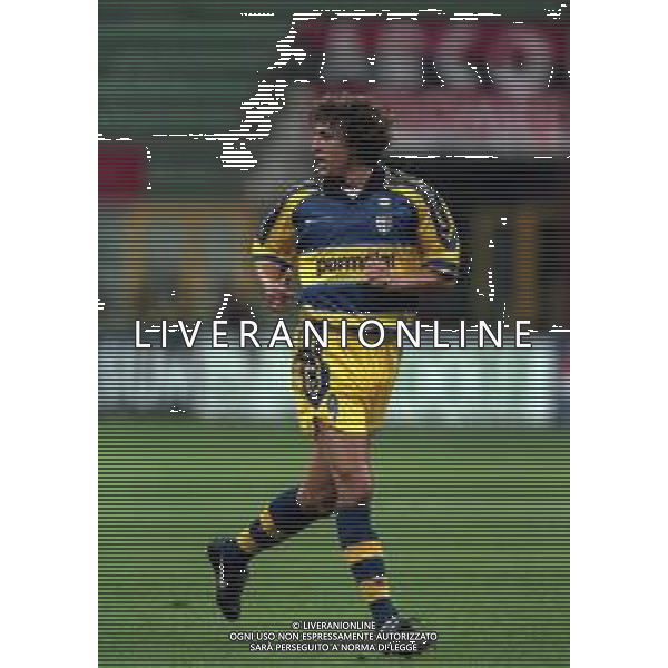 21-08-1999 MILANO- FINALE DI SUPERCOPPA ITALIANA MILAN PARMA 1-2 NELLA FOTO HERNAN CRESPO AG ALDO LIVERANI SAS