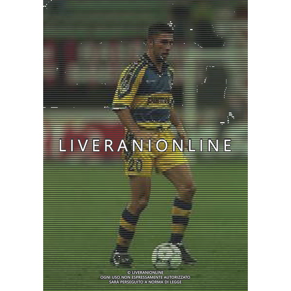 21-08-1999 MILANO- FINALE DI SUPERCOPPA ITALIANA MILAN PARMA 1-2 NELLA FOTO MARCO DI VAIO AG ALDO LIVERANI SAS