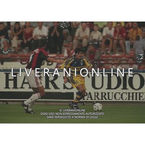 21-08-1999 MILANO- FINALE DI SUPERCOPPA ITALIANA MILAN PARMA 1-2 NELLA FOTO ARIEL ORTEGA AG ALDO LIVERANI SAS