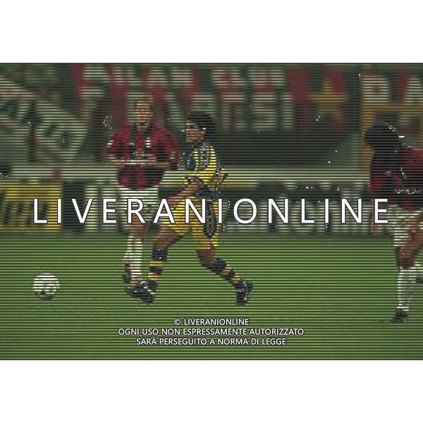 21-08-1999 MILANO- FINALE DI SUPERCOPPA ITALIANA MILAN PARMA 1-2 NELLA FOTO ARIEL ORTEGA AG ALDO LIVERANI SAS