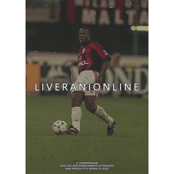 21-08-1999 MILANO- FINALE DI SUPERCOPPA ITALIANA MILAN PARMA 1-2 NELLA FOTO BRUNO N\'GOTTY AG ALDO LIVERANI SAS