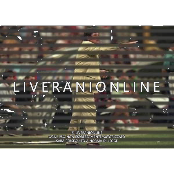 21-08-1999 MILANO- FINALE DI SUPERCOPPA ITALIANA MILAN PARMA 1-2 NELLA FOTO ALBERTO MALESANI ALLENATORE PARMA CALCIO AG ALDO LIVERANI SAS