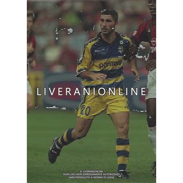 21-08-1999 MILANO- FINALE DI SUPERCOPPA ITALIANA MILAN PARMA 1-2 NELLA FOTO MARCO DI VAIO AG ALDO LIVERANI SAS