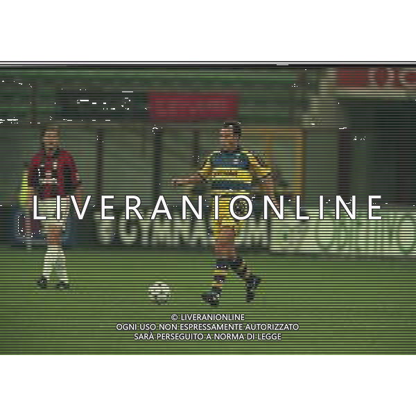 21-08-1999 MILANO- FINALE DI SUPERCOPPA ITALIANA MILAN PARMA 1-2 NELLA FOTO ALAIN BOGHOSSIAN AG ALDO LIVERANI SAS