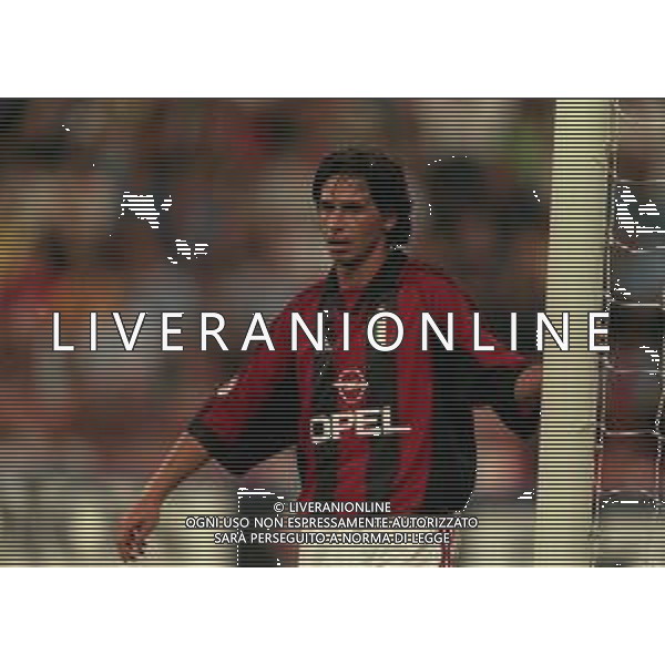 21-08-1999 MILANO- FINALE DI SUPERCOPPA ITALIANA MILAN PARMA 1-2 NELLA FOTO DEMETRIO ALBERTINI AG ALDO LIVERANI SAS
