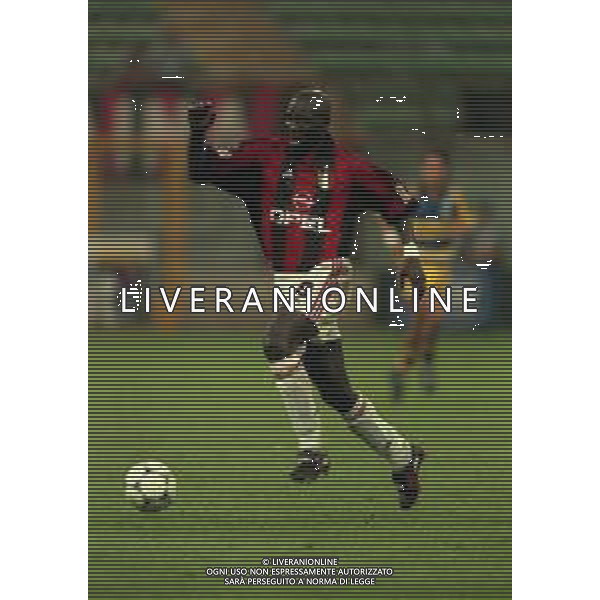 21-08-1999 MILANO- FINALE DI SUPERCOPPA ITALIANA MILAN PARMA 1-2 NELLA FOTO GEORGE WEAH AG ALDO LIVERANI SAS