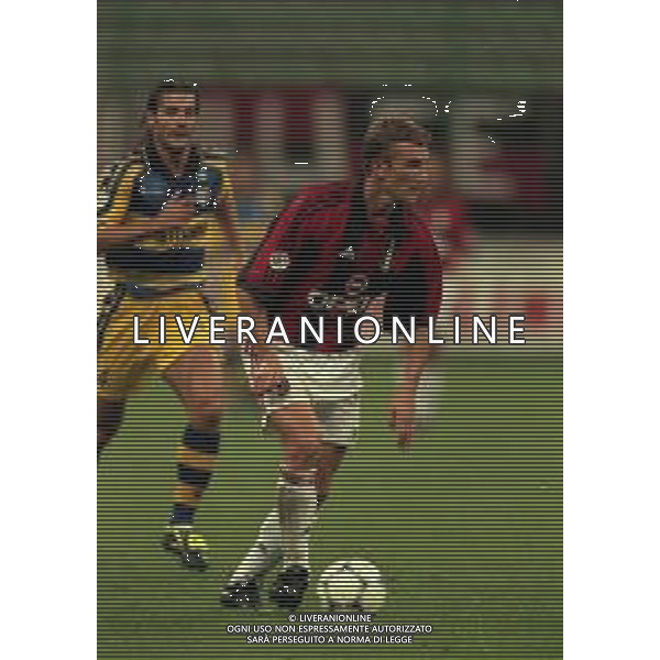 21-08-1999 MILANO- FINALE DI SUPERCOPPA ITALIANA MILAN PARMA 1-2 NELLA FOTO ANDRIY SHEVCHENKO AG ALDO LIVERANI SAS