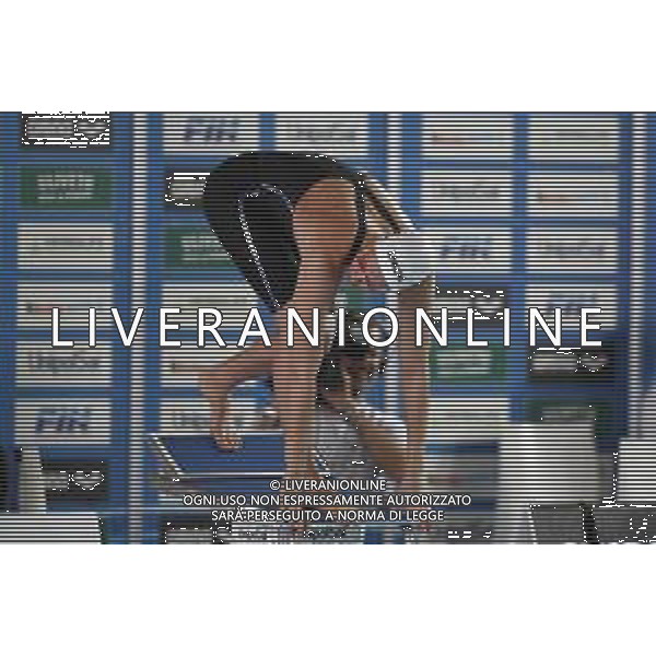 RICCIONE 30/11/2018 - Campionato Italiano Open di Nuoto in vasca corta nella foto: federica pellegrini guarda i giudici di gara ©Claudio Zamagni/Agenzia Aldo Liverani / AGENZIA ALDO LIVERANI SAS