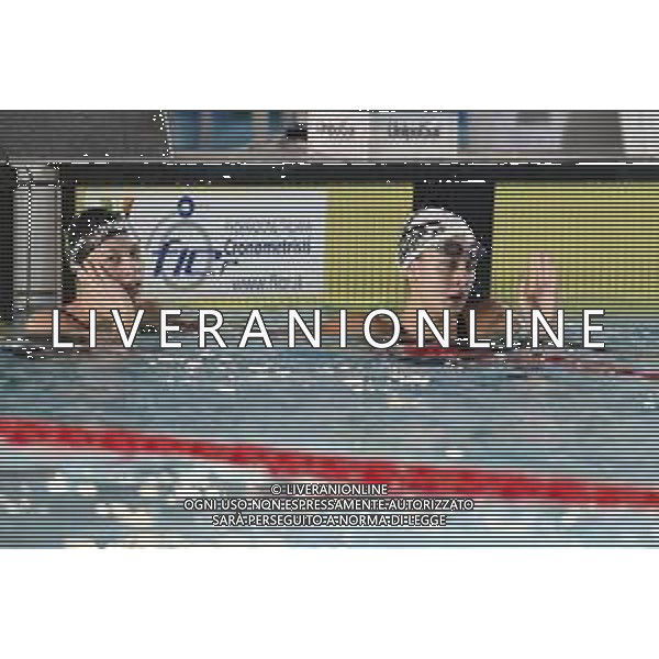 RICCIONE 30/11/2018 - Campionato Italiano Open di Nuoto in vasca corta nella foto: Arianna Castiglioni e Martina Carraro ©Claudio Zamagni/Agenzia Aldo Liverani / AGENZIA ALDO LIVERANI SAS