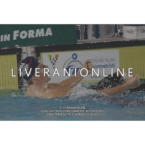 RICCIONE 30/11/2018 - Campionato Italiano Open di Nuoto in vasca corta nella foto: esultanza Proietti Colonna Alessio ©Claudio Zamagni/Agenzia Aldo Liverani / AGENZIA ALDO LIVERANI SAS