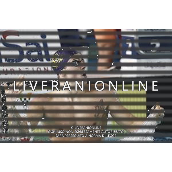 RICCIONE 30/11/2018 - Campionato Italiano Open di Nuoto in vasca corta nella foto: Esultanza tarocchi Lorenzo ©Claudio Zamagni/Agenzia Aldo Liverani / AGENZIA ALDO LIVERANI SAS