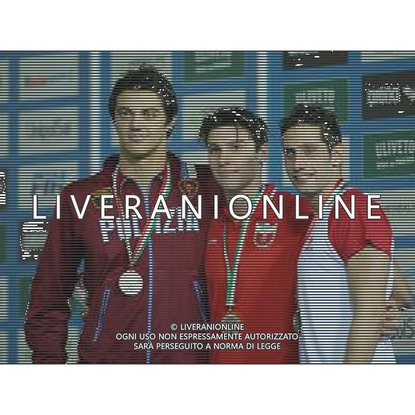 Campionato Italiano Open di nuoto vasca corta 25m Riccione (RN) - 30.11.2018 Nella Foto:Mora Lorenzo,Ceccon Thomas,Milli Matteo /Ph.Vitez-Ag. Aldo Liverani