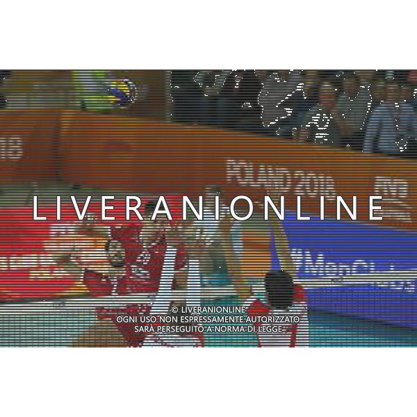 2018.12.02 CZESTOCHOWA FIVB KLUBOWE MISTRZOSTWA SWIATA W PILCE SIATKOWEJ MEZCZYZN CUCINE LUBE CIVITANOVA - TRENTINO VOLLEY NZ LISINAC SRECKO FOT GRZEGORZ LYKO / FOKUSMEDIA.COM.PL / NEWSPIX.PL --- Newspix.pl *** Local Caption *** www.newspix.pl mail us: info@newspix.pl call us: 0048 022 23 22 222 --- Polish Picture Agency by Ringier Axel Springer Poland / AGENZIA ALDO LIVERANI SAS - ITALY ONLY EDITORIAL USE ONLY - Cucine Lube Civitanova - Trentino Volley, Finale Mondiale per club Czestochowa Polonia 02.12.2018