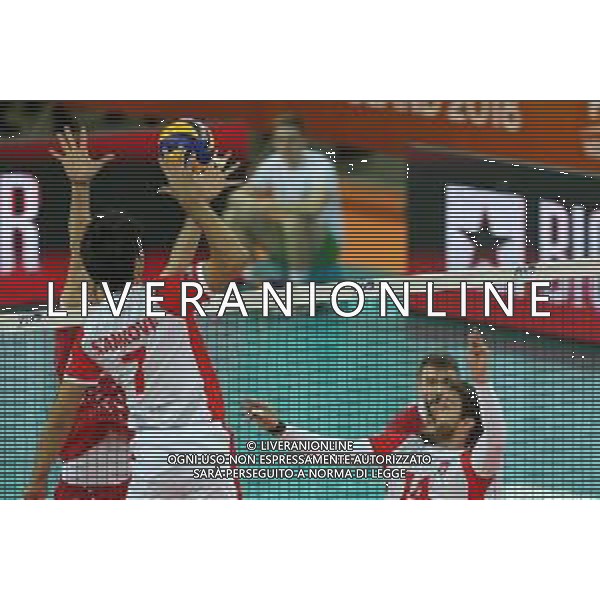 2018.12.02 CZESTOCHOWA FIVB KLUBOWE MISTRZOSTWA SWIATA W PILCE SIATKOWEJ MEZCZYZN CUCINE LUBE CIVITANOVA - TRENTINO VOLLEY NZ STANKOVIC DRAGAN JUANTORENA OSMANY FOT GRZEGORZ LYKO / FOKUSMEDIA.COM.PL / NEWSPIX.PL --- Newspix.pl *** Local Caption *** www.newspix.pl mail us: info@newspix.pl call us: 0048 022 23 22 222 --- Polish Picture Agency by Ringier Axel Springer Poland / AGENZIA ALDO LIVERANI SAS - ITALY ONLY EDITORIAL USE ONLY - Cucine Lube Civitanova - Trentino Volley, Finale Mondiale per club Czestochowa Polonia 02.12.2018
