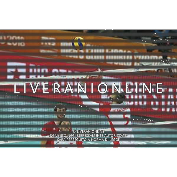 2018.12.02 CZESTOCHOWA FIVB KLUBOWE MISTRZOSTWA SWIATA W PILCE SIATKOWEJ MEZCZYZN CUCINE LUBE CIVITANOVA - TRENTINO VOLLEY NZ STANKOVIC DRAGAN JUANTORENA OSMANY FOT GRZEGORZ LYKO / FOKUSMEDIA.COM.PL / NEWSPIX.PL --- Newspix.pl *** Local Caption *** www.newspix.pl mail us: info@newspix.pl call us: 0048 022 23 22 222 --- Polish Picture Agency by Ringier Axel Springer Poland / AGENZIA ALDO LIVERANI SAS - ITALY ONLY EDITORIAL USE ONLY - Cucine Lube Civitanova - Trentino Volley, Finale Mondiale per club Czestochowa Polonia 02.12.2018