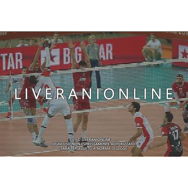 2018.12.02 CZESTOCHOWA FIVB KLUBOWE MISTRZOSTWA SWIATA W PILCE SIATKOWEJ MEZCZYZN CUCINE LUBE CIVITANOVA - TRENTINO VOLLEY NZ LEAF HIDALGO YOANDY FOT GRZEGORZ LYKO / FOKUSMEDIA.COM.PL / NEWSPIX.PL --- Newspix.pl *** Local Caption *** www.newspix.pl mail us: info@newspix.pl call us: 0048 022 23 22 222 --- Polish Picture Agency by Ringier Axel Springer Poland / AGENZIA ALDO LIVERANI SAS - ITALY ONLY EDITORIAL USE ONLY - Cucine Lube Civitanova - Trentino Volley, Finale Mondiale per club Czestochowa Polonia 02.12.2018