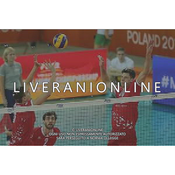 2018.12.02 CZESTOCHOWA FIVB KLUBOWE MISTRZOSTWA SWIATA W PILCE SIATKOWEJ MEZCZYZN CUCINE LUBE CIVITANOVA - TRENTINO VOLLEY NZ RUSSELS AARON CAVUTO ORESTE FOT GRZEGORZ LYKO / FOKUSMEDIA.COM.PL / NEWSPIX.PL --- Newspix.pl *** Local Caption *** www.newspix.pl mail us: info@newspix.pl call us: 0048 022 23 22 222 --- Polish Picture Agency by Ringier Axel Springer Poland / AGENZIA ALDO LIVERANI SAS - ITALY ONLY EDITORIAL USE ONLY - Cucine Lube Civitanova - Trentino Volley, Finale Mondiale per club Czestochowa Polonia 02.12.2018