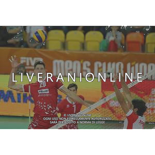 2018.12.02 CZESTOCHOWA FIVB KLUBOWE MISTRZOSTWA SWIATA W PILCE SIATKOWEJ MEZCZYZN CUCINE LUBE CIVITANOVA - TRENTINO VOLLEY NZ LISINAC SRECKO FOT GRZEGORZ LYKO / FOKUSMEDIA.COM.PL / NEWSPIX.PL --- Newspix.pl *** Local Caption *** www.newspix.pl mail us: info@newspix.pl call us: 0048 022 23 22 222 --- Polish Picture Agency by Ringier Axel Springer Poland / AGENZIA ALDO LIVERANI SAS - ITALY ONLY EDITORIAL USE ONLY - Cucine Lube Civitanova - Trentino Volley, Finale Mondiale per club Czestochowa Polonia 02.12.2018