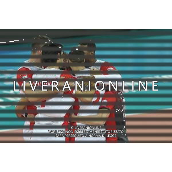 2018.12.02 CZESTOCHOWA FIVB KLUBOWE MISTRZOSTWA SWIATA W PILCE SIATKOWEJ MEZCZYZN CUCINE LUBE CIVITANOVA - TRENTINO VOLLEY NZ STANKOVIC DRAGAN RADOSC FOT GRZEGORZ LYKO / FOKUSMEDIA.COM.PL / NEWSPIX.PL --- Newspix.pl *** Local Caption *** www.newspix.pl mail us: info@newspix.pl call us: 0048 022 23 22 222 --- Polish Picture Agency by Ringier Axel Springer Poland / AGENZIA ALDO LIVERANI SAS - ITALY ONLY EDITORIAL USE ONLY - Cucine Lube Civitanova - Trentino Volley, Finale Mondiale per club Czestochowa Polonia 02.12.2018