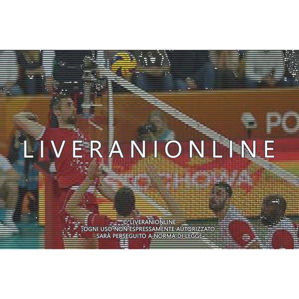 2018.12.02 CZESTOCHOWA FIVB KLUBOWE MISTRZOSTWA SWIATA W PILCE SIATKOWEJ MEZCZYZN CUCINE LUBE CIVITANOVA - TRENTINO VOLLEY NZ KOVACEVIC UROS FOT GRZEGORZ LYKO / FOKUSMEDIA.COM.PL / NEWSPIX.PL --- Newspix.pl *** Local Caption *** www.newspix.pl mail us: info@newspix.pl call us: 0048 022 23 22 222 --- Polish Picture Agency by Ringier Axel Springer Poland / AGENZIA ALDO LIVERANI SAS - ITALY ONLY EDITORIAL USE ONLY - Cucine Lube Civitanova - Trentino Volley, Finale Mondiale per club Czestochowa Polonia 02.12.2018