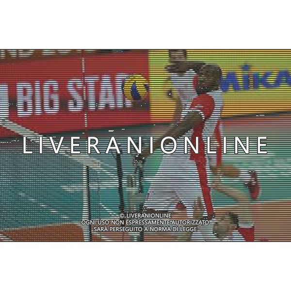 2018.12.02 CZESTOCHOWA FIVB KLUBOWE MISTRZOSTWA SWIATA W PILCE SIATKOWEJ MEZCZYZN CUCINE LUBE CIVITANOVA - TRENTINO VOLLEY NZ SIMON ATIES ROBERTLANDY FOT GRZEGORZ LYKO / FOKUSMEDIA.COM.PL / NEWSPIX.PL --- Newspix.pl *** Local Caption *** www.newspix.pl mail us: info@newspix.pl call us: 0048 022 23 22 222 --- Polish Picture Agency by Ringier Axel Springer Poland / AGENZIA ALDO LIVERANI SAS - ITALY ONLY EDITORIAL USE ONLY - Cucine Lube Civitanova - Trentino Volley, Finale Mondiale per club Czestochowa Polonia 02.12.2018