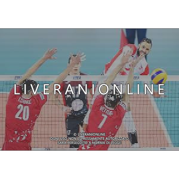 2018.12.02 Czestochowa Siatkowka FIVB Klubowe Mistrzostwa Swiata w Pilce Siatkowej Mezczyzn Polska 2018 Final Cucine Lube Civitanova - Trentino Volley N/z Osmany Juantorena Foto Lukasz Sobala / Press Focus 2018.12.02 Czestochowa Volleyball Mens Club World Championship Poland 2018 Final Cucine Lube Civitanova - Trentino Volley Osmany Juantorena Credit: Lukasz Sobala / Press Focus / NEWSPIX.PL --- Newspix.pl *** Local Caption *** www.newspix.pl mail us: info@newspix.pl call us: 0048 022 23 22 222 --- Polish Picture Agency by Ringier Axel Springer Poland / AGENZIA ALDO LIVERANI SAS - ITALY ONLY EDITORIAL USE ONLY - Cucine Lube Civitanova - Trentino Volley, Finale Mondiale per club Czestochowa Polonia 02.12.2018