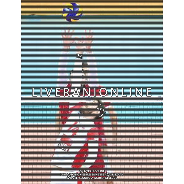 2018.12.02 Czestochowa Siatkowka FIVB Klubowe Mistrzostwa Swiata w Pilce Siatkowej Mezczyzn Polska 2018 Final Cucine Lube Civitanova - Trentino Volley N/z Bruno Mossa Rezende Uros Kovacevic Foto Lukasz Sobala / Press Focus 2018.12.02 Czestochowa Volleyball Mens Club World Championship Poland 2018 Final Cucine Lube Civitanova - Trentino Volley Bruno Mossa Rezende Uros Kovacevic Credit: Lukasz Sobala / Press Focus / NEWSPIX.PL --- Newspix.pl *** Local Caption *** www.newspix.pl mail us: info@newspix.pl call us: 0048 022 23 22 222 --- Polish Picture Agency by Ringier Axel Springer Poland / AGENZIA ALDO LIVERANI SAS - ITALY ONLY EDITORIAL USE ONLY - Cucine Lube Civitanova - Trentino Volley, Finale Mondiale per club Czestochowa Polonia 02.12.2018