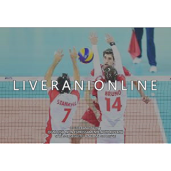 2018.12.02 Czestochowa Siatkowka FIVB Klubowe Mistrzostwa Swiata w Pilce Siatkowej Mezczyzn Polska 2018 Final Cucine Lube Civitanova - Trentino Volley N/z Luca Vettori Foto Lukasz Sobala / Press Focus 2018.12.02 Czestochowa Volleyball Mens Club World Championship Poland 2018 Final Cucine Lube Civitanova - Trentino Volley Luca Vettori Credit: Lukasz Sobala / Press Focus / NEWSPIX.PL --- Newspix.pl *** Local Caption *** www.newspix.pl mail us: info@newspix.pl call us: 0048 022 23 22 222 --- Polish Picture Agency by Ringier Axel Springer Poland / AGENZIA ALDO LIVERANI SAS - ITALY ONLY EDITORIAL USE ONLY - Cucine Lube Civitanova - Trentino Volley, Finale Mondiale per club Czestochowa Polonia 02.12.2018