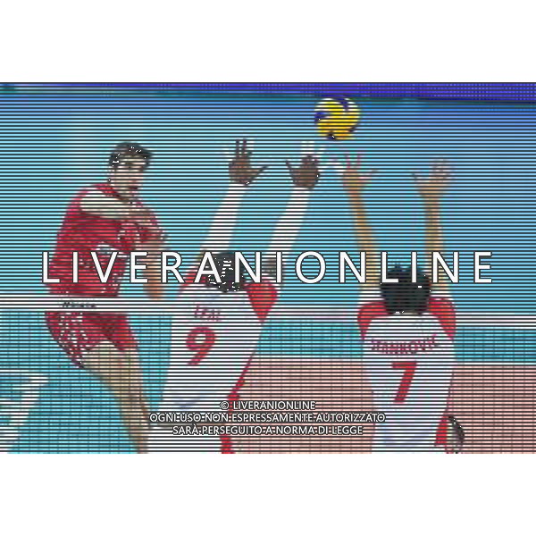 2018.12.02 Czestochowa Siatkowka FIVB Klubowe Mistrzostwa Swiata w Pilce Siatkowej Mezczyzn Polska 2018 Final Cucine Lube Civitanova - Trentino Volley N/z Luca Vettori Foto Lukasz Sobala / Press Focus 2018.12.02 Czestochowa Volleyball Mens Club World Championship Poland 2018 Final Cucine Lube Civitanova - Trentino Volley Luca Vettori Credit: Lukasz Sobala / Press Focus / NEWSPIX.PL --- Newspix.pl *** Local Caption *** www.newspix.pl mail us: info@newspix.pl call us: 0048 022 23 22 222 --- Polish Picture Agency by Ringier Axel Springer Poland / AGENZIA ALDO LIVERANI SAS - ITALY ONLY EDITORIAL USE ONLY - Cucine Lube Civitanova - Trentino Volley, Finale Mondiale per club Czestochowa Polonia 02.12.2018