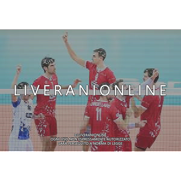 2018.12.02 Czestochowa Siatkowka FIVB Klubowe Mistrzostwa Swiata w Pilce Siatkowej Mezczyzn Polska 2018 Final Cucine Lube Civitanova - Trentino Volley N/z radosc emocje Simone Giannelli Luca Vettori Foto Lukasz Sobala / Press Focus 2018.12.02 Czestochowa Volleyball Mens Club World Championship Poland 2018 Final Cucine Lube Civitanova - Trentino Volley radosc emocje Simone Giannelli Luca Vettori Credit: Lukasz Sobala / Press Focus / NEWSPIX.PL --- Newspix.pl *** Local Caption *** www.newspix.pl mail us: info@newspix.pl call us: 0048 022 23 22 222 --- Polish Picture Agency by Ringier Axel Springer Poland / AGENZIA ALDO LIVERANI SAS - ITALY ONLY EDITORIAL USE ONLY - Cucine Lube Civitanova - Trentino Volley, Finale Mondiale per club Czestochowa Polonia 02.12.2018