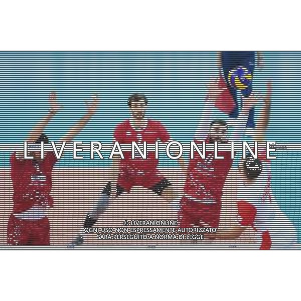 2018.12.02 Czestochowa Siatkowka FIVB Klubowe Mistrzostwa Swiata w Pilce Siatkowej Mezczyzn Polska 2018 Final Cucine Lube Civitanova - Trentino Volley N/z Uros Kovacevic Foto Lukasz Sobala / Press Focus 2018.12.02 Czestochowa Volleyball Mens Club World Championship Poland 2018 Final Cucine Lube Civitanova - Trentino Volley Uros Kovacevic Credit: Lukasz Sobala / Press Focus / AGENZIA ALDO LIVERANI SAS - ITALY ONLY EDITORIAL USE ONLY - Cucine Lube Civitanova - Trentino Volley, Finale Mondiale per club Czestochowa Polonia 02.12.2018