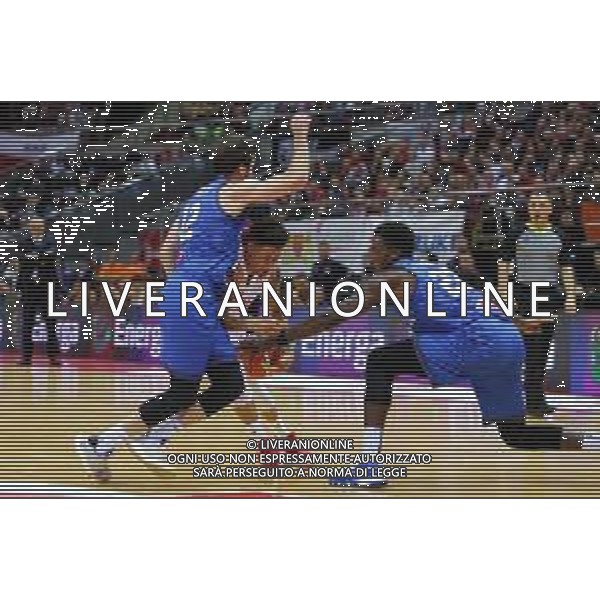 2018.12.02 Gdansk Mecz kwalifikacyjny do Mistrzostw Swiata Chiny 2019 Polska - Wlochy N/z AJ Slaughter Foto Piotr Matusewicz / PressFocus 2018.12.02 Gdansk Basketball Qualification match World Cup China 2019 Poland - Italy AJ Slaughter Credit: Piotr Matusewicz / PressFocus / NEWSPIX.PL --- Newspix.pl *** Local Caption *** www.newspix.pl mail us: info@newspix.pl call us: 0048 022 23 22 222 --- Polish Picture Agency by Ringier Axel Springer Poland / AGENZIA ALDO LIVERANI SAS - ITALY ONLY EDITORIAL USE ONLY - Polonia - Italia, Basket maschile qualificazione al Mondiale Cina 2019 - Gdansk Polonia 02.12.2018