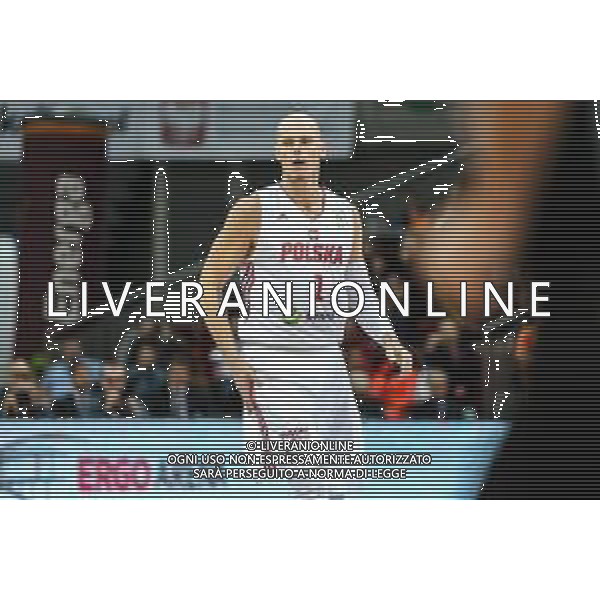 02.12.2018. GDANSK, ERGO ARENA, KOSZYKOWKA MEZCZYZN (BASKETBALL) KWALIFIKACJE MISTRZOSTW SWIATA FIBA BASKETBALL WORLD CUP FIBA 2019 (FIBA WORLD CUP 2019 QUALIFIERS) MECZ POLSKA - WLOCHY (GAME POLAND - ITALY) NZ MACIEJ LAMPE FOTO TADEUSZ SKWIOT / CYFRASPORT / NEWSPIX.PL / AGENZIA ALDO LIVERANI SAS - ITALY ONLY EDITORIAL USE ONLY - Polonia - Italia, Basket maschile qualificazione al Mondiale Cina 2019 - Gdansk Polonia 02.12.2018