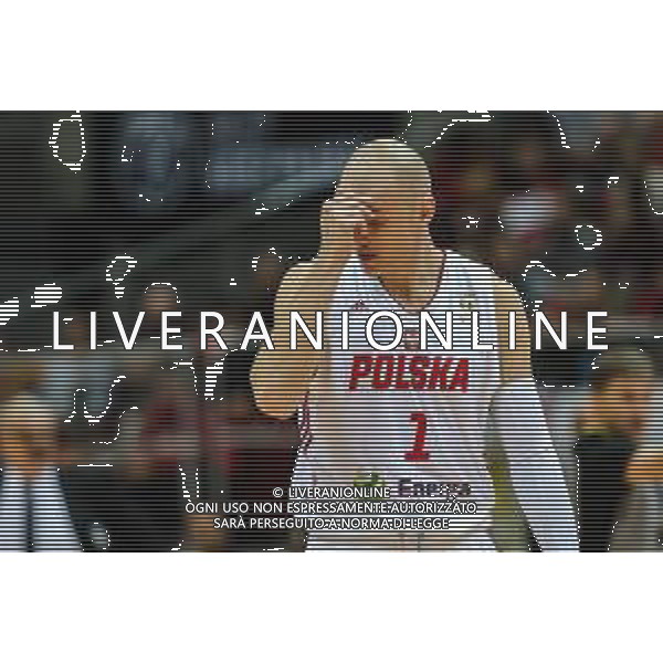 02.12.2018. GDANSK, ERGO ARENA, KOSZYKOWKA MEZCZYZN (BASKETBALL) KWALIFIKACJE MISTRZOSTW SWIATA FIBA BASKETBALL WORLD CUP FIBA 2019 (FIBA WORLD CUP 2019 QUALIFIERS) MECZ POLSKA - WLOCHY (GAME POLAND - ITALY) NZ MACIEJ LAMPE, GESTY FOTO TADEUSZ SKWIOT / CYFRASPORT / NEWSPIX.PL --- Newspix.pl *** Local Caption *** www.newspix.pl mail us: info@newspix.pl call us: 0048 022 23 22 222 --- Polish Picture Agency by Ringier Axel Springer Poland / AGENZIA ALDO LIVERANI SAS - ITALY ONLY EDITORIAL USE ONLY - Polonia - Italia, Basket maschile qualificazione al Mondiale Cina 2019 - Gdansk Polonia 02.12.2018