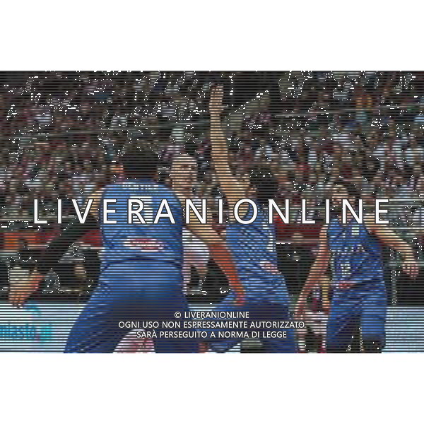 02.12.2018. GDANSK, ERGO ARENA, KOSZYKOWKA MEZCZYZN (BASKETBALL) KWALIFIKACJE MISTRZOSTW SWIATA FIBA BASKETBALL WORLD CUP FIBA 2019 (FIBA WORLD CUP 2019 QUALIFIERS) MECZ POLSKA - WLOCHY (GAME POLAND - ITALY) NZ MACIEJ LAMPE, LUCA VITALI FOTO TADEUSZ SKWIOT / CYFRASPORT / NEWSPIX.PL --- Newspix.pl *** Local Caption *** www.newspix.pl mail us: info@newspix.pl call us: 0048 022 23 22 222 --- Polish Picture Agency by Ringier Axel Springer Poland / AGENZIA ALDO LIVERANI SAS - ITALY ONLY EDITORIAL USE ONLY - Polonia - Italia, Basket maschile qualificazione al Mondiale Cina 2019 - Gdansk Polonia 02.12.2018