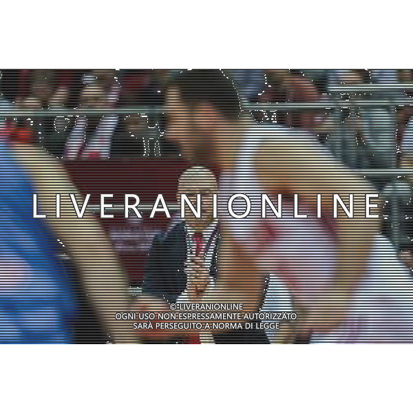 02.12.2018. GDANSK, ERGO ARENA, KOSZYKOWKA MEZCZYZN (BASKETBALL) KWALIFIKACJE MISTRZOSTW SWIATA FIBA BASKETBALL WORLD CUP FIBA 2019 (FIBA WORLD CUP 2019 QUALIFIERS) MECZ POLSKA - WLOCHY (GAME POLAND - ITALY) NZ MIKE TAYLOR TRENER (HEAD COATCH), EMOCJE, GESTY FOTO TADEUSZ SKWIOT / CYFRASPORT / NEWSPIX.PL --- Newspix.pl *** Local Caption *** www.newspix.pl mail us: info@newspix.pl call us: 0048 022 23 22 222 --- Polish Picture Agency by Ringier Axel Springer Poland / AGENZIA ALDO LIVERANI SAS - ITALY ONLY EDITORIAL USE ONLY - Polonia - Italia, Basket maschile qualificazione al Mondiale Cina 2019 - Gdansk Polonia 02.12.2018