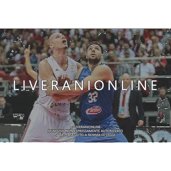 02.12.2018. GDANSK, ERGO ARENA, KOSZYKOWKA MEZCZYZN (BASKETBALL) KWALIFIKACJE MISTRZOSTW SWIATA FIBA BASKETBALL WORLD CUP FIBA 2019 (FIBA WORLD CUP 2019 QUALIFIERS) MECZ POLSKA - WLOCHY (GAME POLAND - ITALY) NZ MACIEJ LAMPE, CHRISTIAN BURNS FOTO TADEUSZ SKWIOT / CYFRASPORT / NEWSPIX.PL --- Newspix.pl *** Local Caption *** www.newspix.pl mail us: info@newspix.pl call us: 0048 022 23 22 222 --- Polish Picture Agency by Ringier Axel Springer Poland / AGENZIA ALDO LIVERANI SAS - ITALY ONLY EDITORIAL USE ONLY - Polonia - Italia, Basket maschile qualificazione al Mondiale Cina 2019 - Gdansk Polonia 02.12.2018