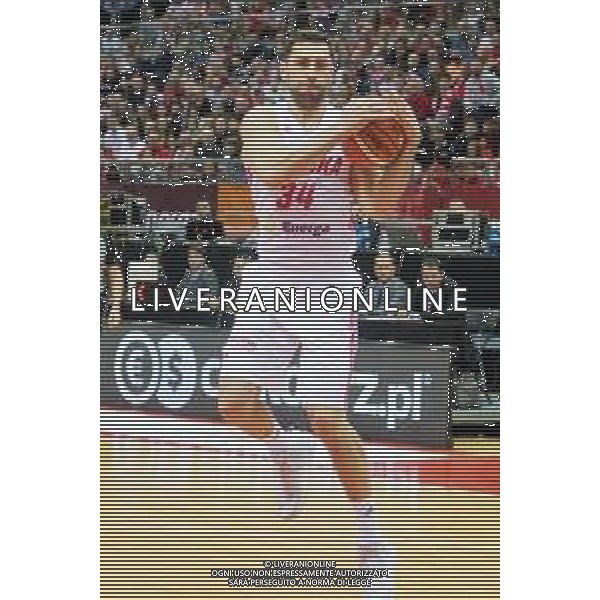 ERGO ARENA, GDANSK 02.12.2018 MISTRZOSTWA SWIATA W KOSZYKOWCE 2019 - ELIMINACJE FIBA BASKETBALL WORLD CUP CHINA 2019 - EUROPEAN QUALIFIERS POLSKA - WLOCHY POLAND - ITALY NZ ADAM HRYCANIUK (34) Pawel Pietranik/NEWSPIX.pl / AGENZIA ALDO LIVERANI SAS - ITALY ONLY EDITORIAL USE ONLY - Polonia - Italia, Basket maschile qualificazione al Mondiale Cina 2019 - Gdansk Polonia 02.12.2018