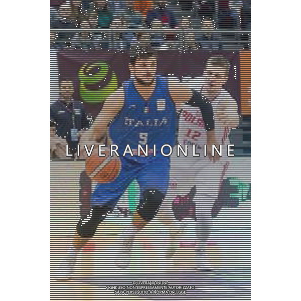 ERGO ARENA, GDANSK 02.12.2018 MISTRZOSTWA SWIATA W KOSZYKOWCE 2019 - ELIMINACJE FIBA BASKETBALL WORLD CUP CHINA 2019 - EUROPEAN QUALIFIERS POLSKA - WLOCHY POLAND - ITALY NZ ALESSANDRO GENTILE (5), ADAM WACZYNSKI (12) Pawel Pietranik/NEWSPIX.pl --- Newspix.pl *** Local Caption *** www.newspix.pl mail us: info@newspix.pl call us: 0048 022 23 22 222 --- Polish Picture Agency by Ringier Axel Springer Poland / AGENZIA ALDO LIVERANI SAS - ITALY ONLY EDITORIAL USE ONLY - Polonia - Italia, Basket maschile qualificazione al Mondiale Cina 2019 - Gdansk Polonia 02.12.2018