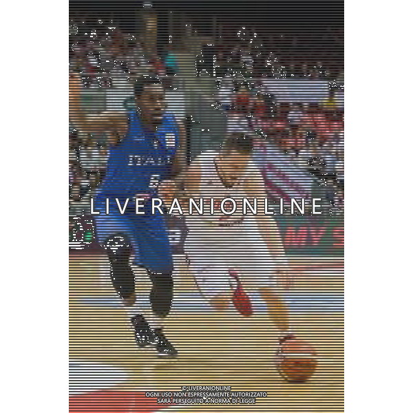 ERGO ARENA, GDANSK 02.12.2018 MISTRZOSTWA SWIATA W KOSZYKOWCE 2019 - ELIMINACJE FIBA BASKETBALL WORLD CUP CHINA 2019 - EUROPEAN QUALIFIERS POLSKA - WLOCHY POLAND - ITALY NZ PAUL BILIGHA (6), MATEUSZ PONITKA (9) Pawel Pietranik/NEWSPIX.pl --- Newspix.pl *** Local Caption *** www.newspix.pl mail us: info@newspix.pl call us: 0048 022 23 22 222 --- Polish Picture Agency by Ringier Axel Springer Poland / AGENZIA ALDO LIVERANI SAS - ITALY ONLY EDITORIAL USE ONLY - Polonia - Italia, Basket maschile qualificazione al Mondiale Cina 2019 - Gdansk Polonia 02.12.2018