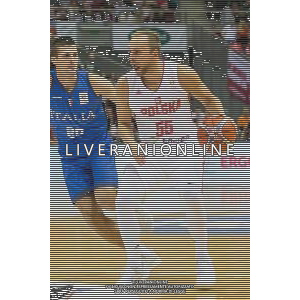 ERGO ARENA, GDANSK 02.12.2018 MISTRZOSTWA SWIATA W KOSZYKOWCE 2019 - ELIMINACJE FIBA BASKETBALL WORLD CUP CHINA 2019 - EUROPEAN QUALIFIERS POLSKA - WLOCHY POLAND - ITALY NZ ANDREA CINCIARINI (20), LUKASZ KOSZAREK (55) Pawel Pietranik/NEWSPIX.pl --- Newspix.pl *** Local Caption *** www.newspix.pl mail us: info@newspix.pl call us: 0048 022 23 22 222 --- Polish Picture Agency by Ringier Axel Springer Poland / AGENZIA ALDO LIVERANI SAS - ITALY ONLY EDITORIAL USE ONLY - Polonia - Italia, Basket maschile qualificazione al Mondiale Cina 2019 - Gdansk Polonia 02.12.2018