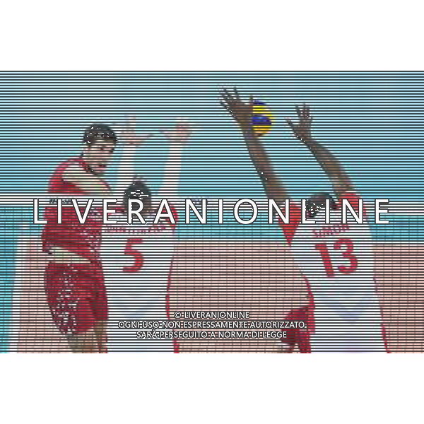 2018.12.02 Czestochowa Siatkowka FIVB Klubowe Mistrzostwa Swiata w Pilce Siatkowej Mezczyzn Polska 2018 Final Cucine Lube Civitanova - Trentino Volley N/z Luca Vettori Foto Lukasz Sobala / Press Focus 2018.12.02 Czestochowa Volleyball Mens Club World Championship Poland 2018 Final Cucine Lube Civitanova - Trentino Volley Luca Vettori Credit: Lukasz Sobala / Press Focus / NEWSPIX.PL --- Newspix.pl AG ALDO LIVERANI SAS